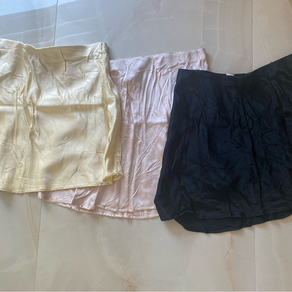 Black, Gold and Pink Mini Skater Skirt Set for Night Out